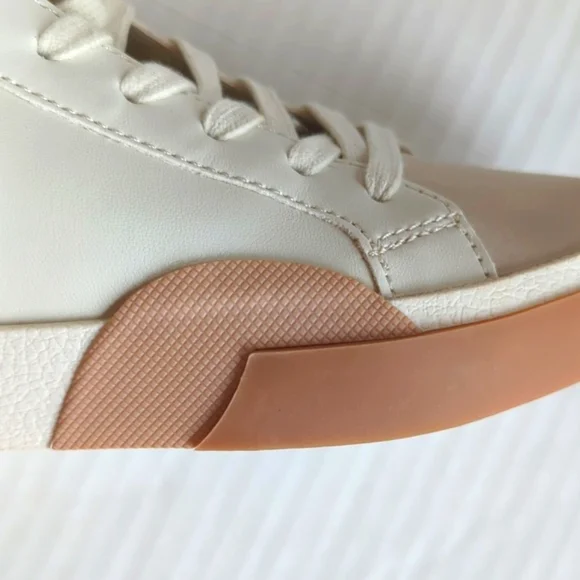 DV Dolce Vita Harryson Faux Leather Lace Up Sneakers 7.5 Blush Multi - Picture 15 of 16